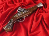 Repliki - broń - WŁOCHY ANGIELSKI GARŁACZ Z ZAMKIEM SKAŁKOWYM - miniaturka - grafika 1