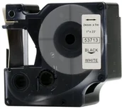 Dodatki do drukarek i skanerów - DYMO RHINO Aimotech Taśma zamiennik do 24mm/7m biała czarny nadruk D1 53713 A53713 - miniaturka - grafika 1