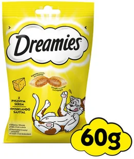Dreamies z serem 60g 16236-uniw - Suplementy i witaminy dla kotów - miniaturka - grafika 2