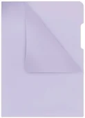 Koszulki na dokumenty - Donau Obwoluta typu L, PP, A4, krystal, fioletowa 1784095PL-23 - miniaturka - grafika 1