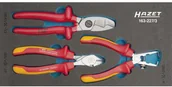 Kombinerki i obcęgi - Hazet Zestaw szczypiec dla elektryków atest VDE) 163-227/3 163-227/3 - miniaturka - grafika 1