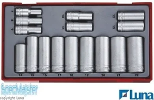 TENGTOOLS Zestaw 16 zestaw nasadek długich z chwytem 3/8 TT3816 144300100 - Klucze i nasadki - miniaturka - grafika 4