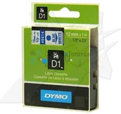 Taśmy do drukarek barwiące - Dymo oryginalny taśma do drukarek etykiet, , 45014, S0720540, niebieski druk - miniaturka - grafika 1