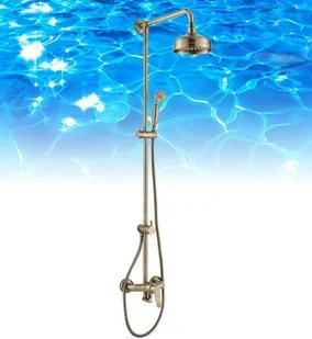 Omnires ART DECO Zestaw prysznicowy brąz antyczny AD5144 AD5144BR - Zestawy prysznicowe - miniaturka - grafika 4