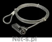 Zabezpieczenia do laptopów - Targus Linka do notebooka z zamkiem na szyfr (PA410EU) - miniaturka - grafika 1