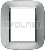 Klawisze i ramki - Bticino Ramka owalna metalizowana 3+3 moduły - Btcino Axolute HB4826HD - miniaturka - grafika 1