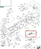Części i akcesoria do maszyn rolniczych - CNH ZESTAW CEPÓW LEWEGO ROTORA (3 SZT W KPL) 84050519 - miniaturka - grafika 1