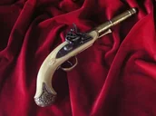 Repliki - broń - Hiszpania HISTORYCZNY PISTOLET Z XVIII w Z ZAMKIEM SKAŁKOWYM - miniaturka - grafika 1