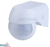 Czujniki ruchu i zmierzchu - Bemko CZUJNIK RUCHU 800W 180* BIAŁY B50-SES12WH-A - miniaturka - grafika 1