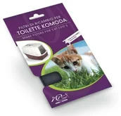 Kuwety dla kotów - MPS Mps Filtr Węglowy Do Toalety Dla Kota 13X10Cm 3Szt. - miniaturka - grafika 1