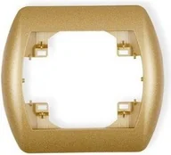 Klawisze i ramki - Karlik Ramka pojedyncza 8RH-1 złoty metalik - miniaturka - grafika 1