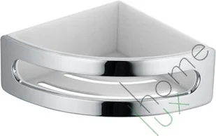 Keuco ELEGANCE półka narożna wypełnienie białe 11657010000 - Półki łazienkowe - miniaturka - grafika 2