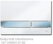 Przyciski spłukujące - Werit Jomo Exclusive 2.0 Biały Stal Nierdzewna 167-34000137-00 - miniaturka - grafika 1