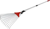 Grabie i motyki - EXTOL PREMIUM Regulowane Grabie z teleskopowym trzonkiem 99400 8875000 - miniaturka - grafika 1