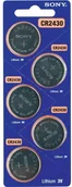 Baterie i akcesoria - Sony Ogniwo guzikowe CR 2430 litowe CR 2430 300 mAh 3 V 5 szt - miniaturka - grafika 1