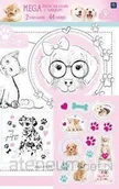 Zabawki kreatywne - Interdruk Mega zestaw kreatywny A2 z naklejkami Puppy Sign - miniaturka - grafika 1