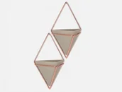 Dekoracje domu - Umbra Organizer/ Pojemnik na Kwiaty Trigg (2/Set) - 470753-633 - miniaturka - grafika 1