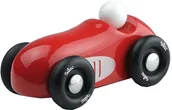 Samochody i pojazdy dla dzieci - Vilac Drewniane dizajnowe auto wyścigowe czerwone V2241R - miniaturka - grafika 1