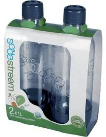 Sodastream 2x butelka, szary - Pozostałe akcesoria kuchenne - miniaturka - grafika 2