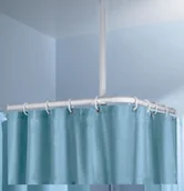 Zasłony prysznicowe - Kleine Wolke drążek uchwyt sufitowy w kolorze białym Długość 60 cm 25 MM (3303100000) - miniaturka - grafika 1