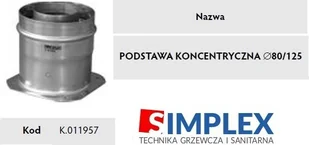 Immergas podstawa koncentryczna fi 80/125 K.011957 - Akcesoria grzewcze - miniaturka - grafika 2