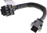 Adaptery i przejściówki - Akasa 4-Pin ATX12V Adapter na 8-Pin EPS12V - 15 cm AK-CBPW10-15BK - miniaturka - grafika 1