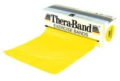 Monitory aktywności - Theraband Thera-Band Taśma Do Ćwiczeń, 45,5 M, Opór: Słaby, Żółta (4665005946) - miniaturka - grafika 1