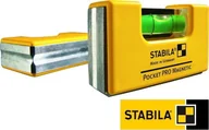 Poziomice, łaty, miary - Stabila Poziomnica kieszonkowa magnetyczna wzmocniona pion/poziom, typ Pocket PR - miniaturka - grafika 1