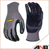 Rękawice robocze - DeWalt BHP Rękawice Nitrile Nylon DPG66L CE - miniaturka - grafika 1