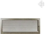 Akcesoria kominkowe - Kratki.pl Kratka kominkowa malowana czarno-złota 22x45 z żaluzją 6674-898A9_2013 - miniaturka - grafika 1