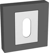 Szyldy i rozety - Kuchinox Rozeta kwadratowa POD KLUCZ GRAFIT LK5 501A - miniaturka - grafika 1