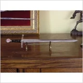 Repliki - akcesoria - WŁOCHY CUDNY STOJAK NA NOŻYK DO LISTÓW - METAL - miniaturka - grafika 1