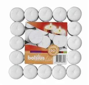 Bolsius Świece białe bezzapachowe 50 szt. - Odświeżacze powietrza - miniaturka - grafika 2