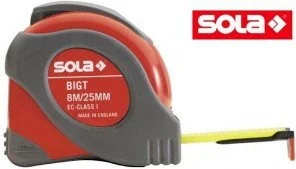 Sola Big T 8m Profesjonalna Miara Wysuwana Klasa 1 - Poziomice, łaty, miary - miniaturka - grafika 2