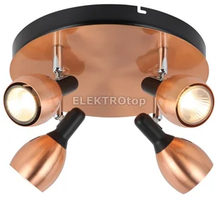 Candellux Plafon LAMPA sufitowa CROSS 98-34878 Reflektorowa OPRAWA spot okrągły - Lampy sufitowe - miniaturka - grafika 2