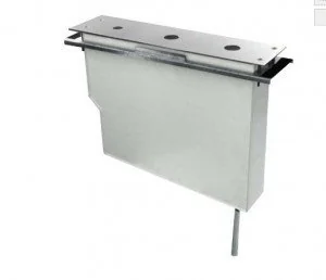 Tres Slim- 3-otworowy zestaw montażowy ze zbiornikiem do odprowadzania reszt - Akcesoria do armatury i ceramiki - miniaturka - grafika 3