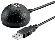 Kable USB - Wentronic Gniazdo USB 2.0 Verlaengerung (wtyczka A do A Dektop noga) 1,5 m, czarny - miniaturka - grafika 1