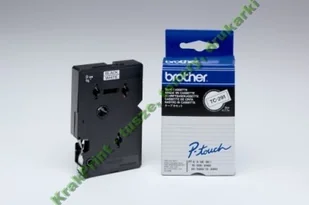 Brother TC291 Taśma Laminowana - czarny druk na białym tle, 9mm - Etykiety do drukarek - miniaturka - grafika 2