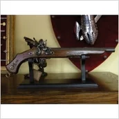 Repliki - broń - WŁOCHY DŁUGI WŁOSKI Pistolet SKAŁKOWY - miniaturka - grafika 1