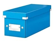 Pudełka i akcesoria na płyty CD - Esselte Pudło LEITZ C&S na CD WOW niebieskie ES580-1 - miniaturka - grafika 1