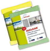 Ręczniki papierowe - ALCLEAR CrystalClear 8215810yg ręczniki chusteczki do czyszczenia specjalnego kuchennych, 32 x 36 cm, zielony/żółty, 2 sztuki - miniaturka - grafika 1