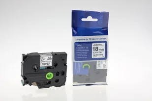 Brother Aimotech Taśma zamiennik do 18mm/8m srebrna czarny nadruk TZE941 AZE941 - Taśmy do drukarek barwiące Brother Aimotech Taśma zamiennik do 18mm/8m srebrna czarny nadruk TZE941 AZE941 - Taśmy do drukarek barwiące - miniaturka - grafika 1