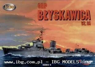 Mirage Hobby ORP Błyskawica WZ. 65 model do sklejania - MMH-40013 - Modele do sklejania - miniaturka - grafika 2