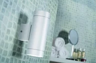Lampy ogrodowe - Nordlux Nordlux Tin zewnętrzny kinkiet Biały, 2-punktowe 21519901 - miniaturka - grafika 1