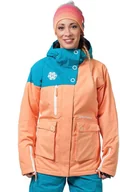 Kurtki narciarskie - Horsefeathers kurtka zimowa damska AIKO BLEND JACKET (pumpkin) - miniaturka - grafika 1