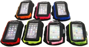 FITLETIC FITLETIC Opaska na ramię PACE czerwony - Pozostałe akcesoria do sportów walki - miniaturka - grafika 2