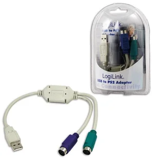 Logilink Adapter USB na 2x PS/2 AU0004A - Adaptery i przejściówki - miniaturka - grafika 4