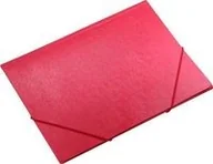 Szkolne artykuły papiernicze - Titanum Teczka A4 z gumką czerwona - miniaturka - grafika 1