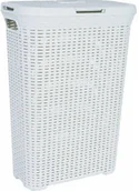Kosze na bieliznę - Curver Poland Sp. z o. o. Kosz na bieliznę 60L RATTAN KREMOWY - miniaturka - grafika 1