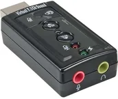 Adaptery i przejściówki - InLine 33051 °C wirtualny dźwięk przestrzenny USB Audio Adapter 4043718150144 - miniaturka - grafika 1